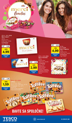 Tesco supermarkety od 27.8. do 2.9.2025