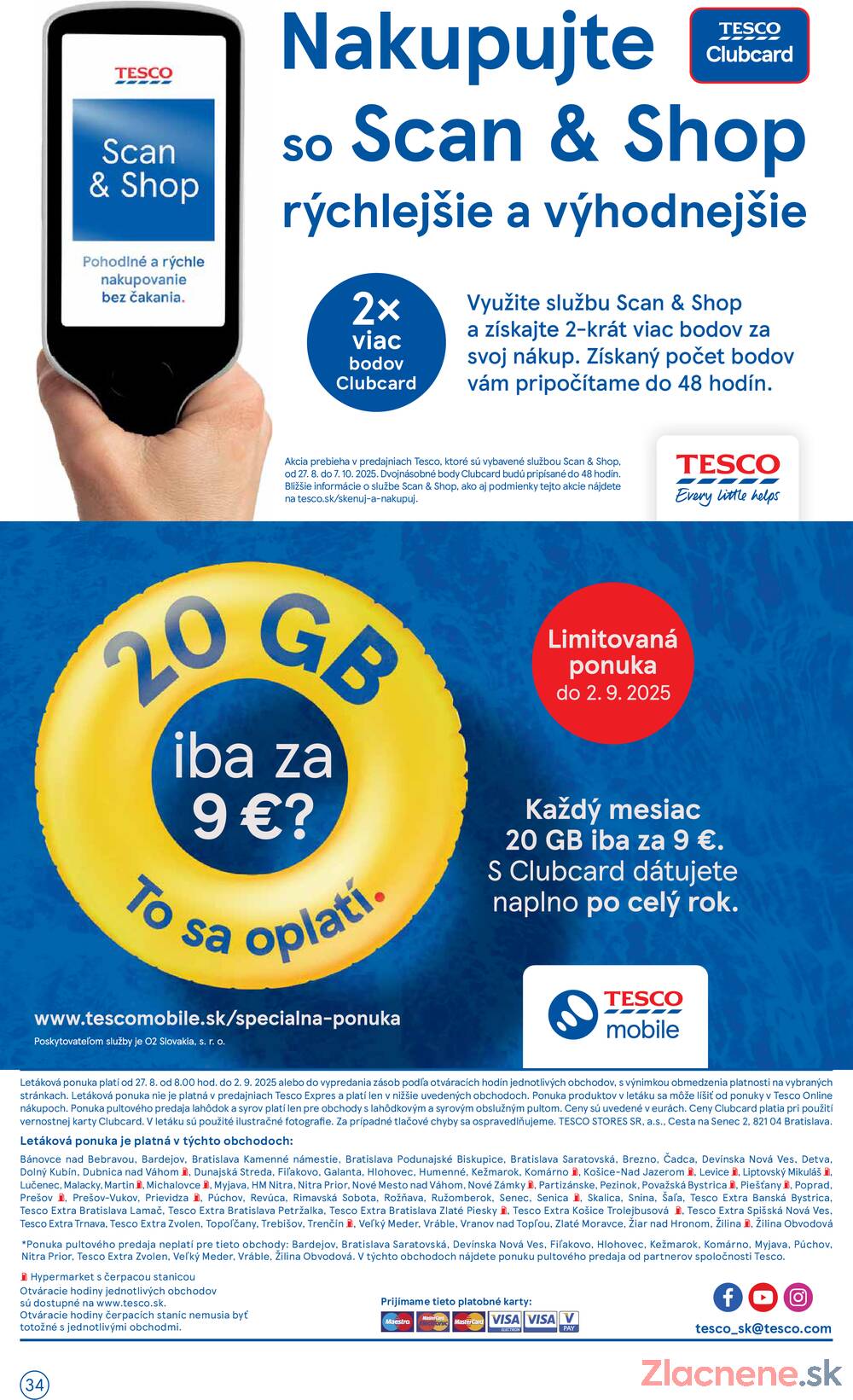 Leták Tesco - Tesco malé hypermarkety od 27.8. do 2.9.2025 - strana 34