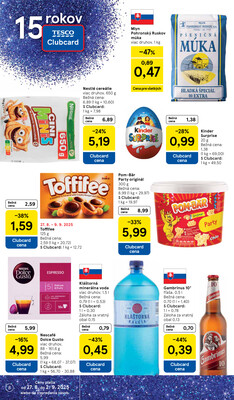 Tesco malé hypermarkety od 27.8. do 2.9.2025