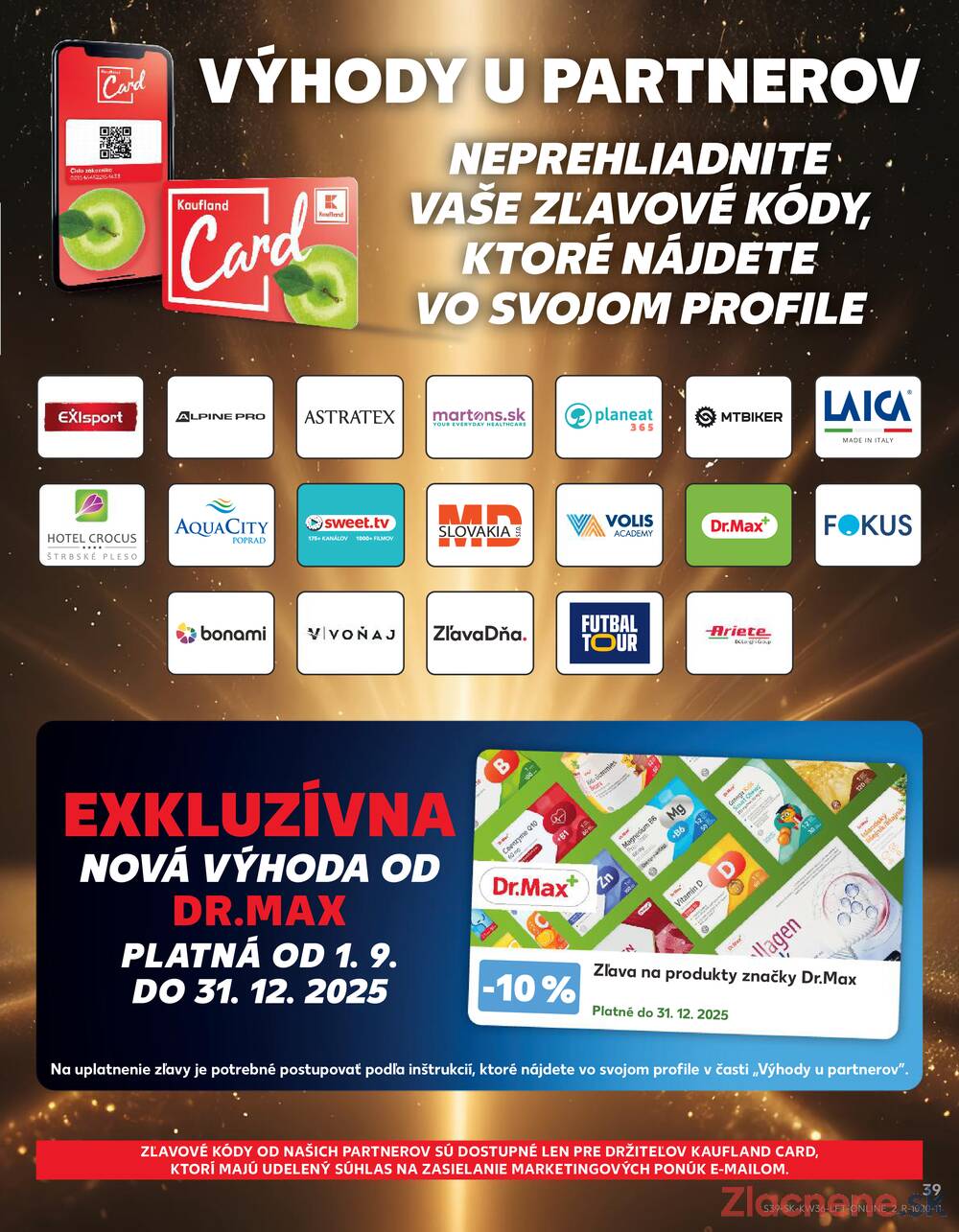 Leták Kaufland - Kaufland 4.9. - 10.9. - Kaufland Bytča - strana 39