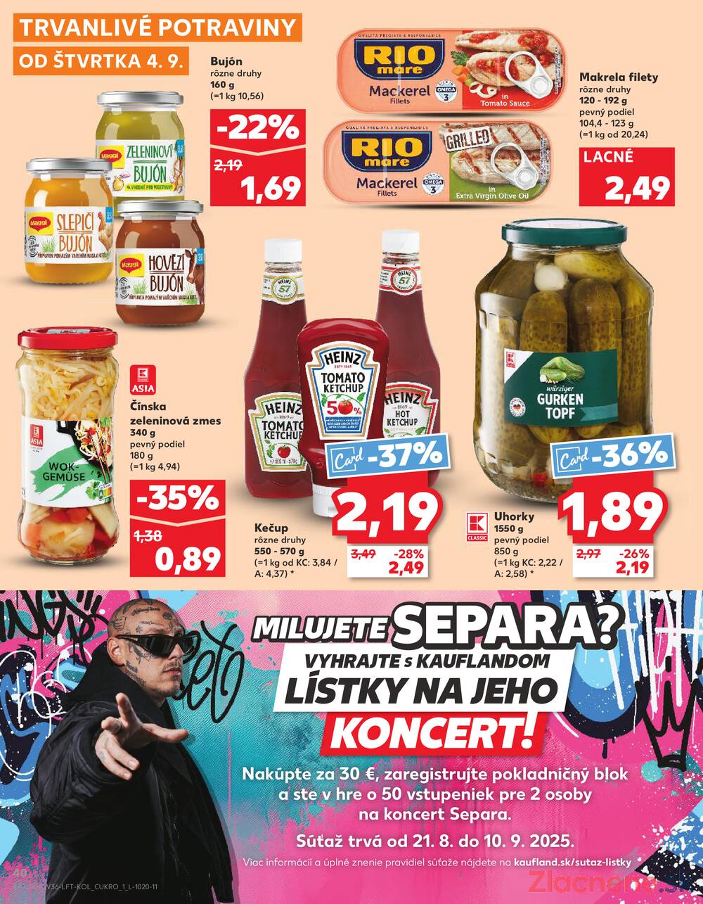 Leták Kaufland - Kaufland 4.9. - 10.9. - Kaufland Dubnica nad Váhom - strana 40