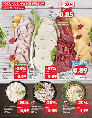 Kaufland 4.9. - 10.9. - Kaufland Dubnica nad Váhom