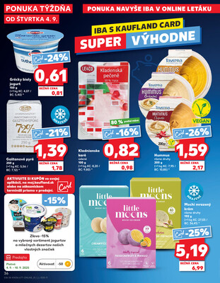 Kaufland 4.9. - 10.9. - Kaufland Dubnica nad Váhom