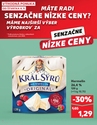 Kaufland 4.9. - 10.9. - Kaufland Púchov