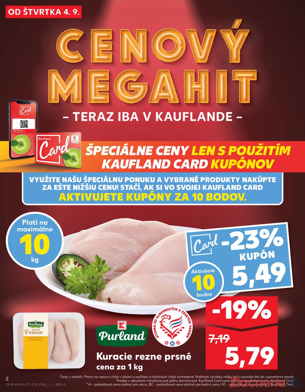 Leták Kaufland - Kaufland 4.9. - 10.9. - Kaufland Poprad - Jiřího Wolkera - strana 2