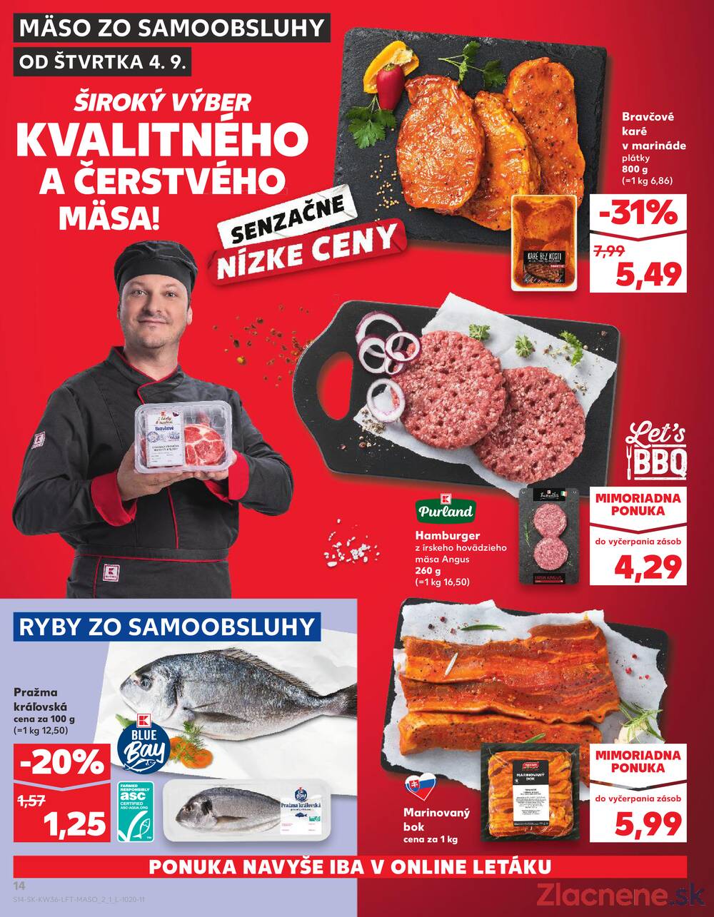 Leták Kaufland - Kaufland 4.9. - 10.9. - Kaufland Poprad - Jiřího Wolkera - strana 14