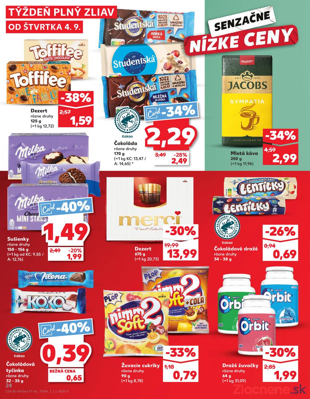 Leták Kaufland - Kaufland 4.9. - 10.9. - Kaufland Poprad - Jiřího Wolkera - strana 24
