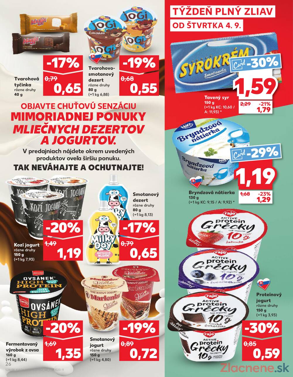Leták Kaufland - Kaufland 4.9. - 10.9. - Kaufland Poprad - Jiřího Wolkera - strana 26