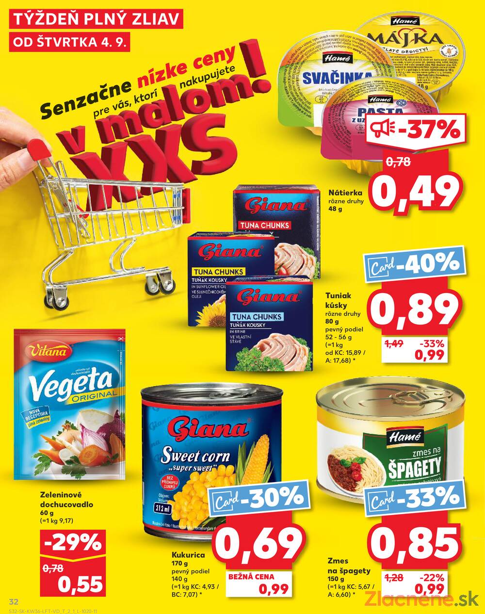 Leták Kaufland - Kaufland 4.9. - 10.9. - Kaufland Poprad - Jiřího Wolkera - strana 32