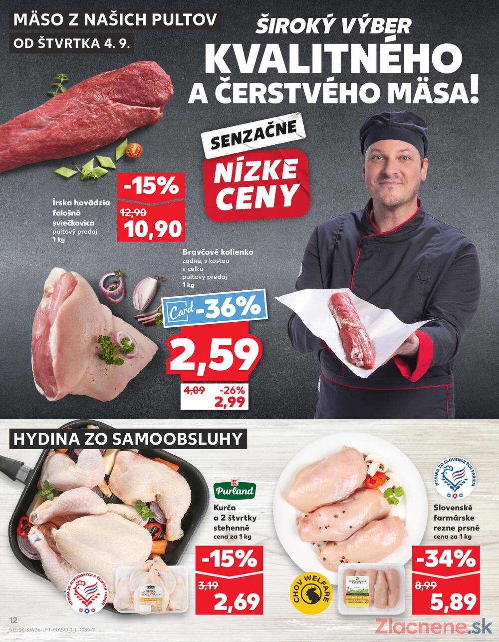 Leták Kaufland - Kaufland 4.9. - 10.9. - Kaufland Hlohovec - strana 12