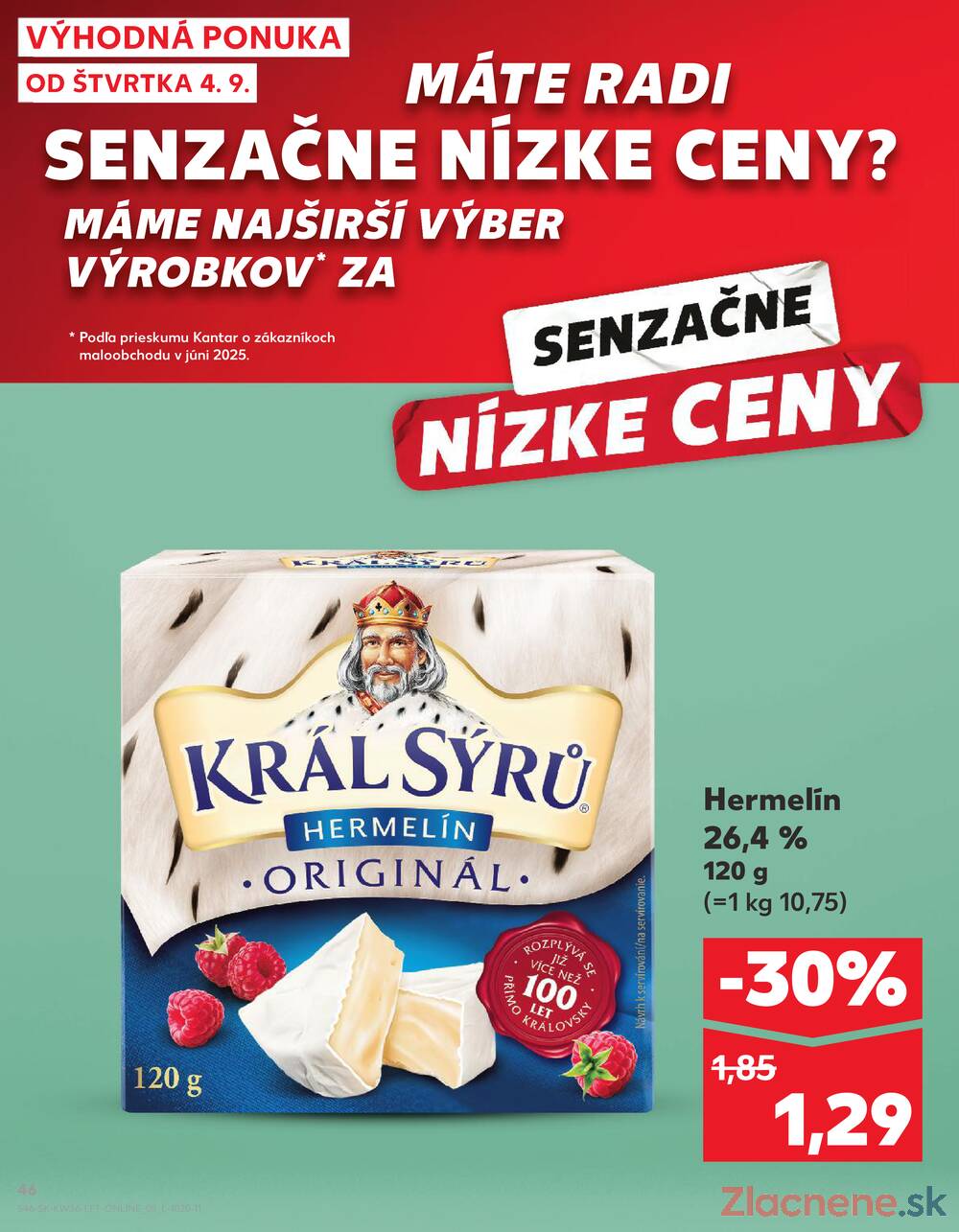 Leták Kaufland - Kaufland 4.9. - 10.9. - Kaufland Hlohovec - strana 46