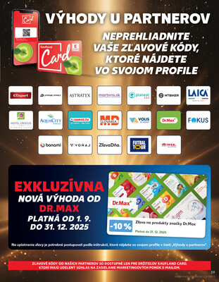 Kaufland 4.9. - 10.9. - Kaufland Hlohovec