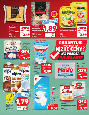 Kaufland 4.9. - 10.9. - Kaufland Topoľčany