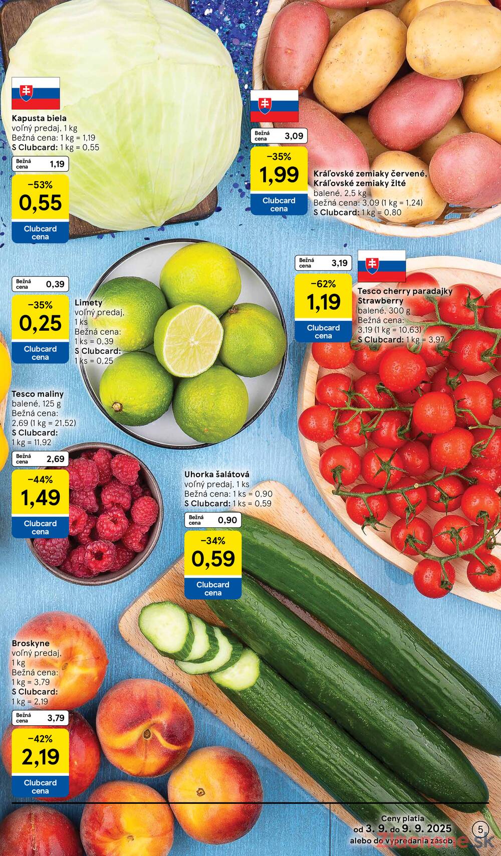 Leták Tesco - Tesco malé hypermarkety od 3.9. do 9.9.2025 - strana 5 Leták Tesco - Tesco malé hypermarkety od 3.9. do 9.9.2025 - strana 5