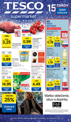 leták Tesco