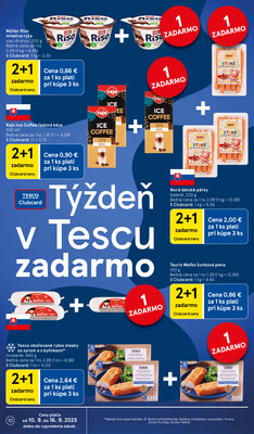 Tesco supermarkety od 10.9. do 16.9.2025