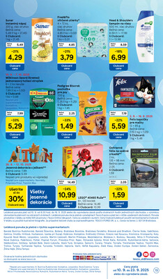 Tesco supermarkety od 10.9. do 16.9.2025