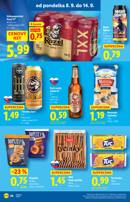 Leták Lidl
		  platný do 14.9.2025 - strana 30