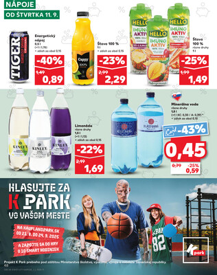 Kaufland 11.9. - 17.9. - Kaufland Detva