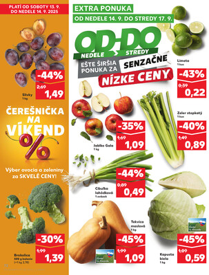 Kaufland 11.9. - 17.9. - Kaufland Detva