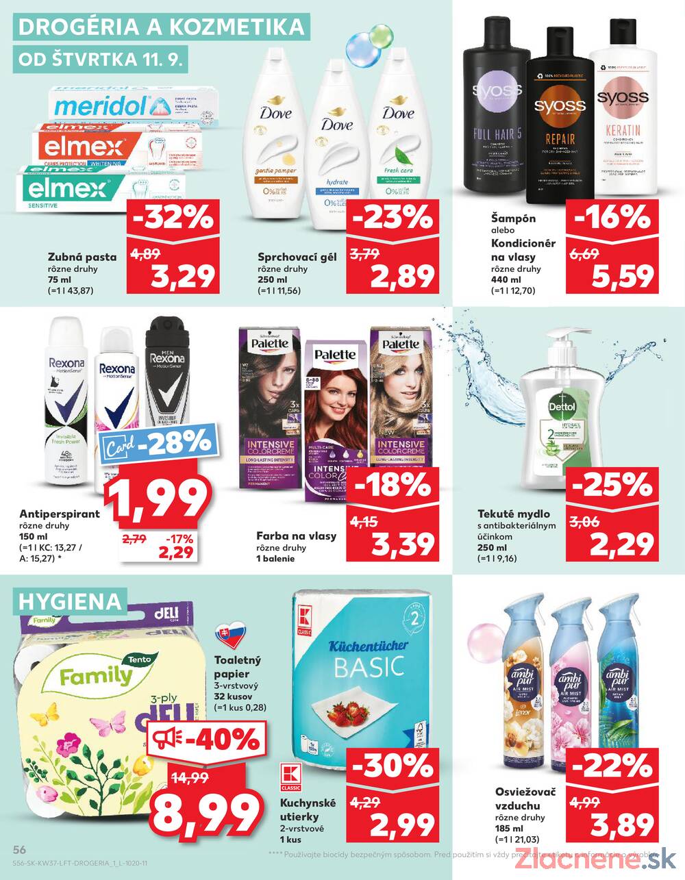 Leták Kaufland - Kaufland 11.9. - 17.9. - Kaufland Bardejov - strana 56