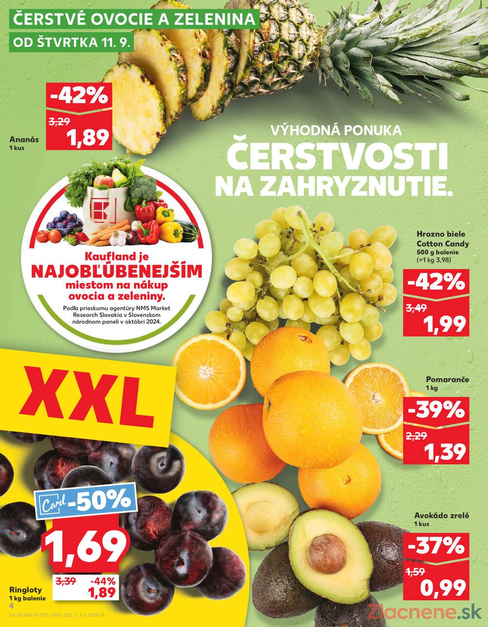 Leták Kaufland - Kaufland 11.9. - 17.9. - Kaufland Sabinov - strana 4