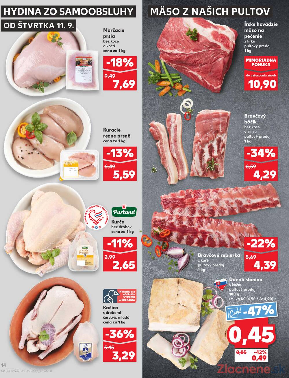 Leták Kaufland - Kaufland 11.9. - 17.9. - Kaufland Sabinov - strana 14