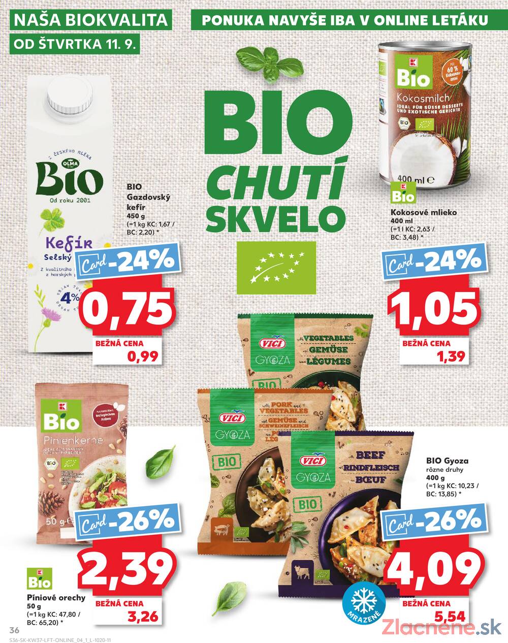 Leták Kaufland - Kaufland 11.9. - 17.9. - Kaufland Veľký Meder - strana 36