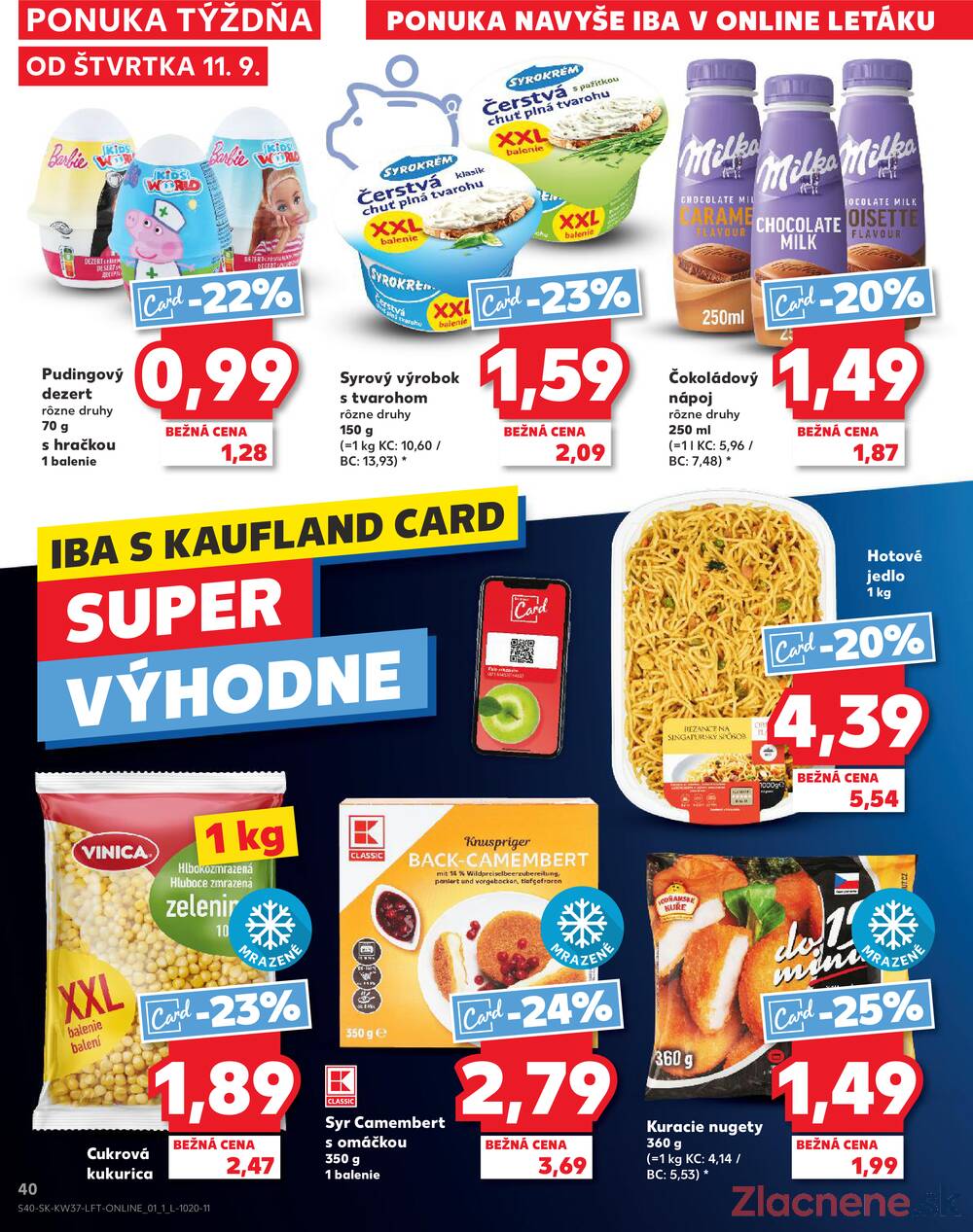 Leták Kaufland - Kaufland 11.9. - 17.9. - Kaufland Veľký Meder - strana 40
