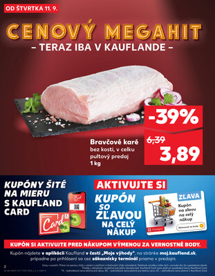 Kaufland 11.9. - 17.9. - Kaufland Veľký Meder