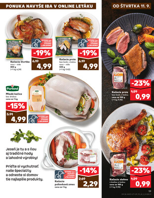 Kaufland 11.9. - 17.9. - Kaufland Veľký Meder