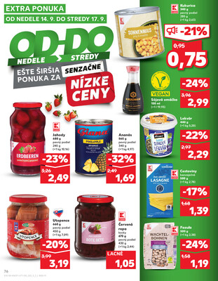 Kaufland 11.9. - 17.9. - Kaufland Martin