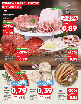 Kaufland 11.9. - 17.9. - Kaufland Košice - Popradská 