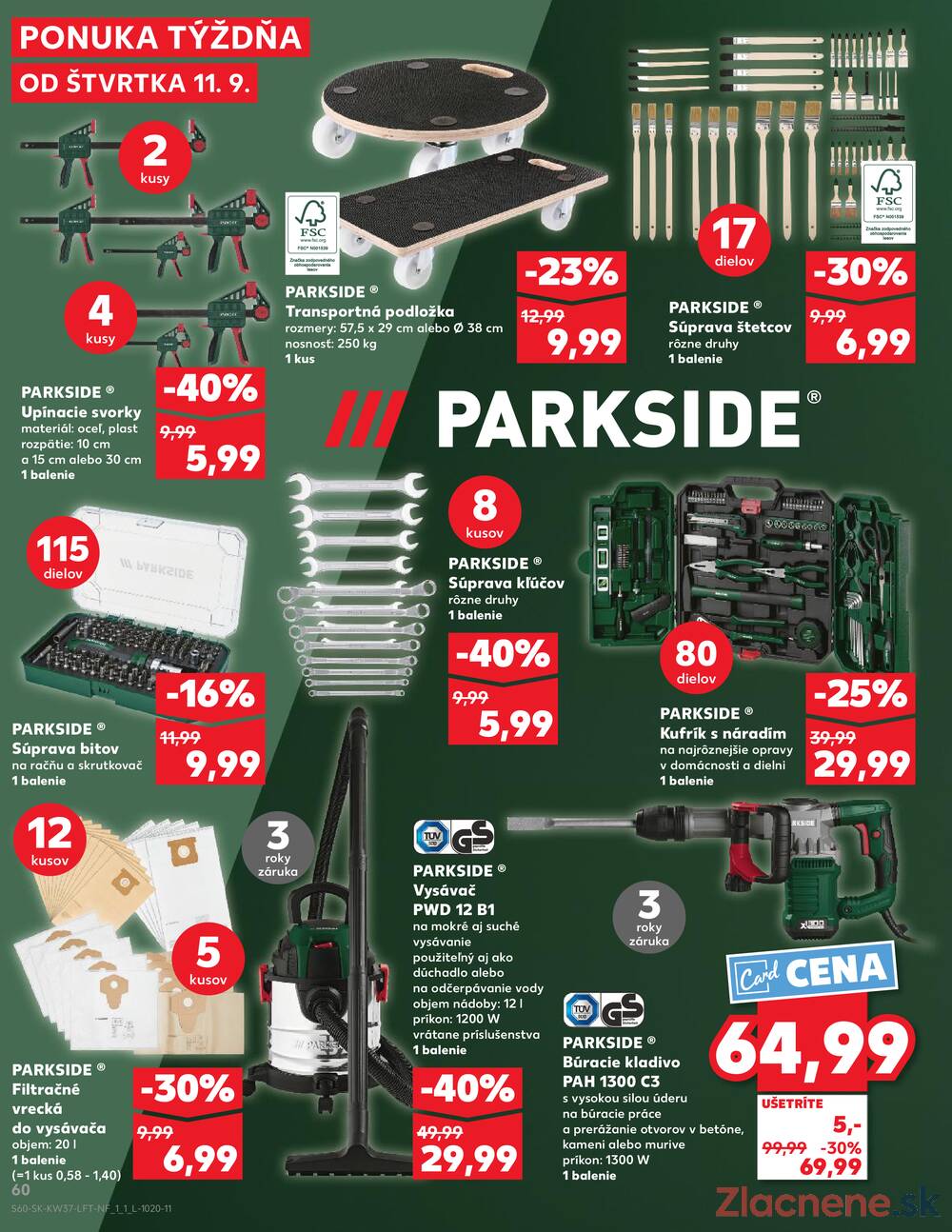 Leták Kaufland - Kaufland 11.9. - 17.9. - Kaufland Bratislava - Nové Mesto - strana 60