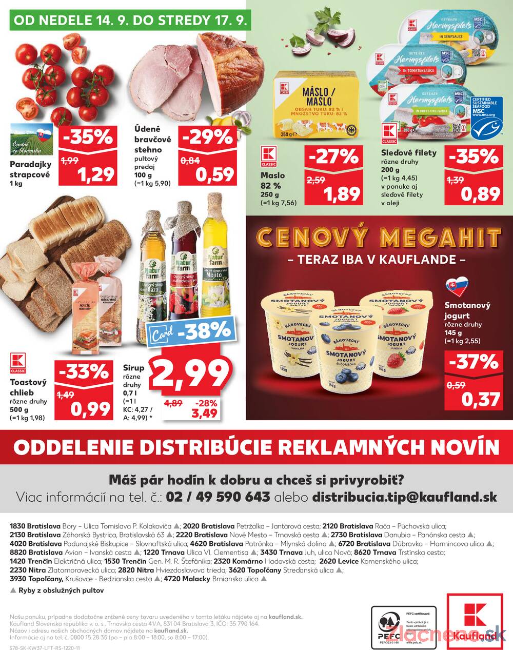 Leták Kaufland - Kaufland 11.9. - 17.9. - Kaufland Bratislava - Nové Mesto - strana 78