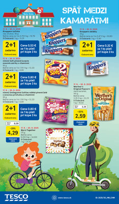 Tesco malé hypermarkety od 17.9. do 23.9.2025
