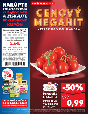Kaufland 18.9. - 24.9. - Kaufland Trebišov