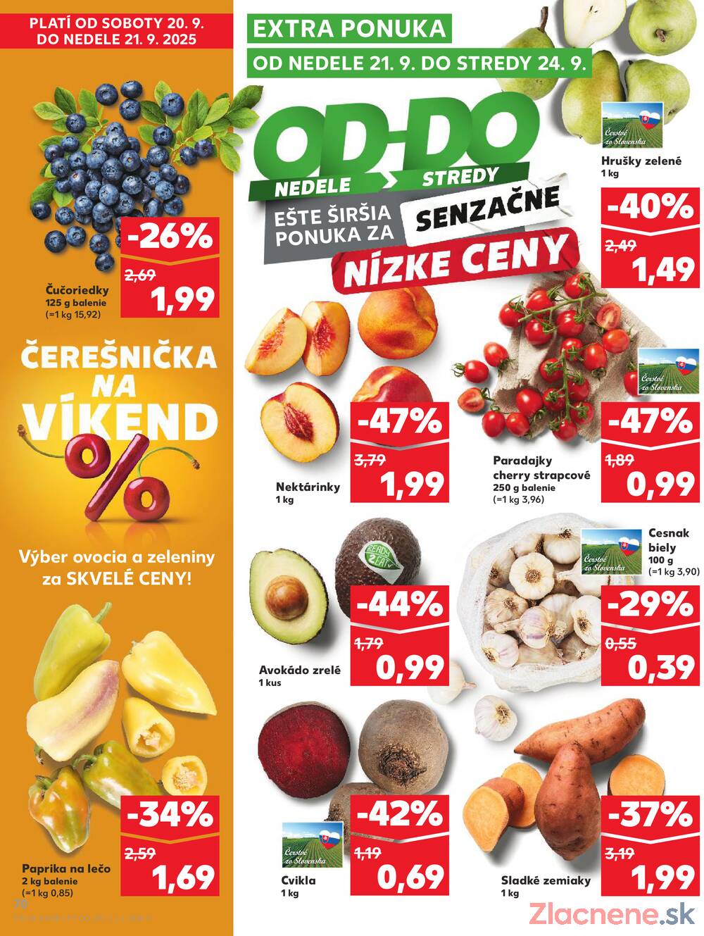 Leták Kaufland - Kaufland 18.9. - 24.9. - Kaufland Sabinov - strana 70