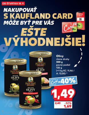 Kaufland 18.9. - 24.9. - Kaufland Sabinov