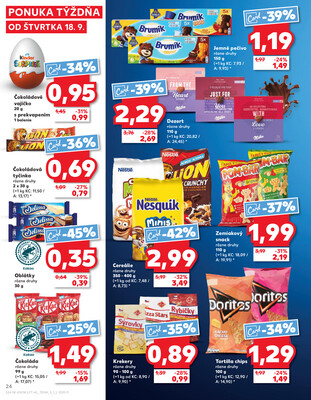 Kaufland 18.9. - 24.9. - Kaufland - Pezinok-Grinava