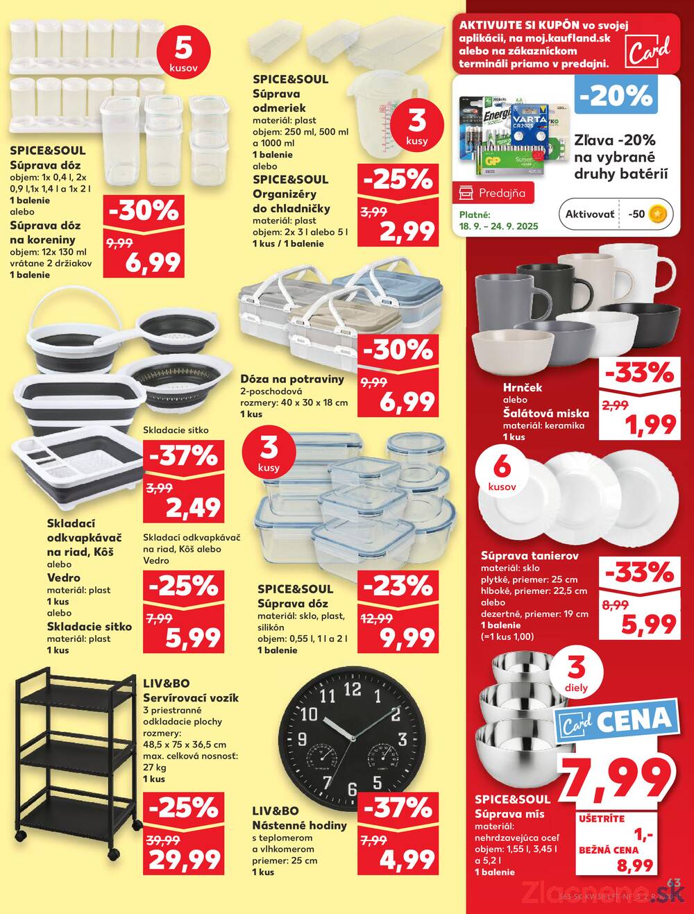 Leták Kaufland - Kaufland 18.9. - 24.9. - Kaufland Bratislava - Rača - strana 63