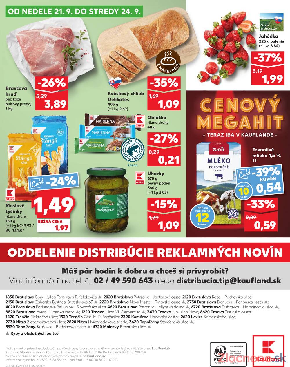 Leták Kaufland - Kaufland 18.9. - 24.9. - Kaufland Bratislava - Rača - strana 76