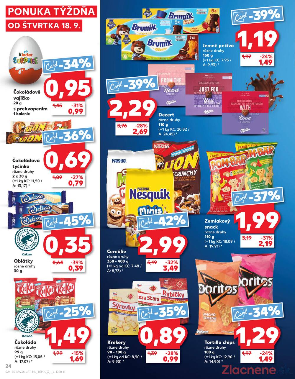Leták Kaufland - Kaufland 18.9. - 24.9. - Kaufland Komárno - strana 24