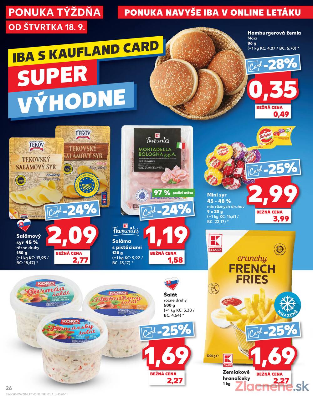 Leták Kaufland - Kaufland 18.9. - 24.9. - Kaufland Komárno - strana 26