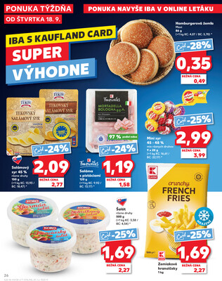 Kaufland 18.9. - 24.9. - Kaufland Komárno