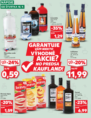 Kaufland 18.9. - 24.9. - Kaufland Komárno