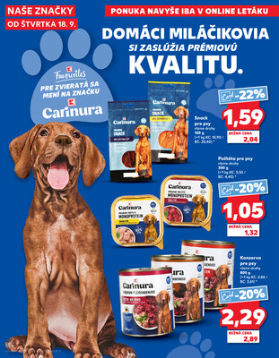 Kaufland 18.9. - 24.9. - Kaufland Topoľčany