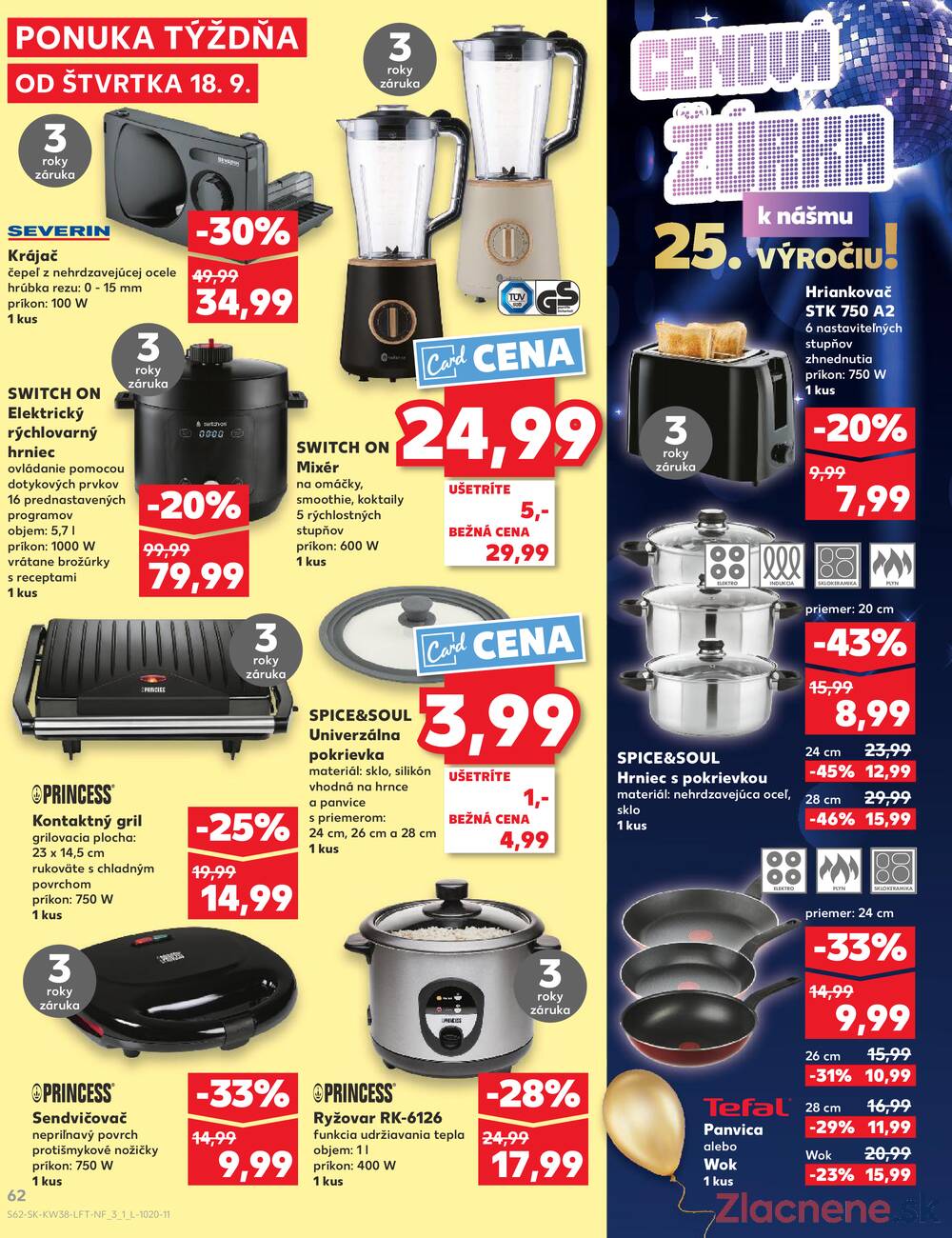 Leták Kaufland - Kaufland 18.9. - 24.9. - Kaufland Bratislava - Podunajské Biskupice - strana 62