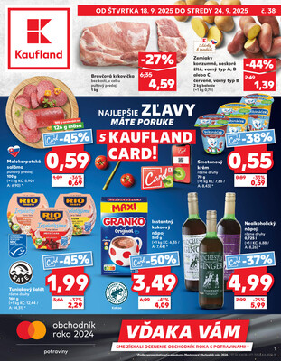Leták Kaufland 18.9. - 24.9. - Bratislava-Patrónka