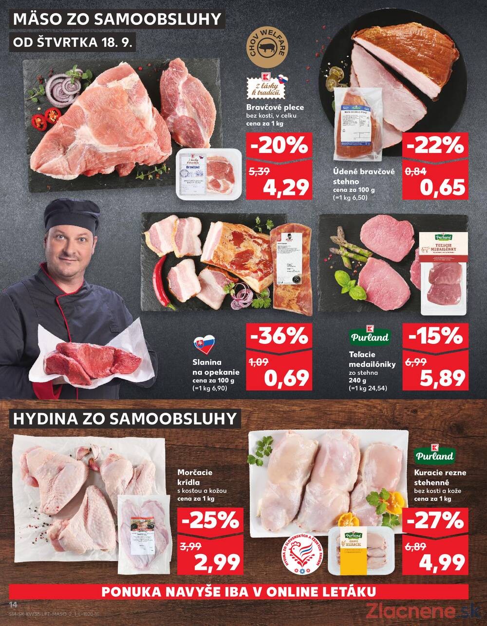 Leták Kaufland - Kaufland 18.9. - 24.9. - Kaufland Bratislava - Avion (Ivanská cesta) - strana 14
